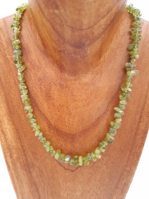 Collier en peridot