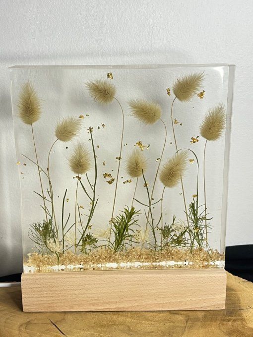 Lampe en resine  Quiberon