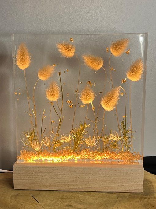 Lampe en resine  Quiberon