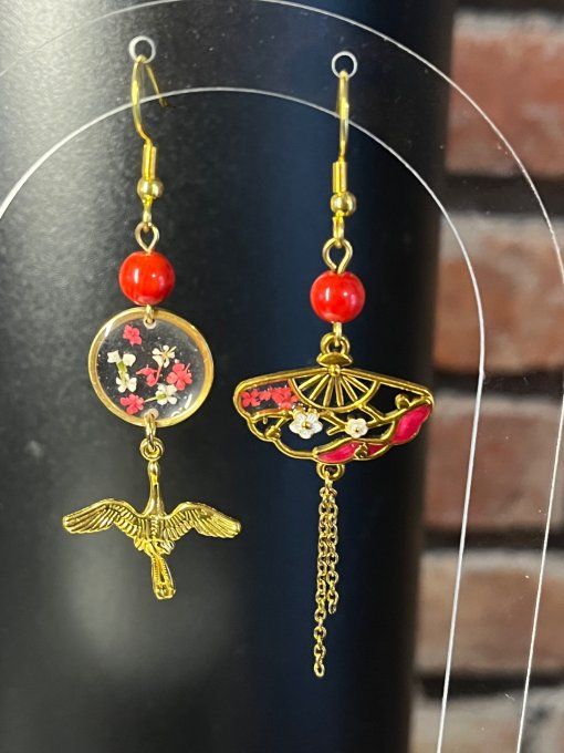 Boucles d'oreilles collection Tokyo