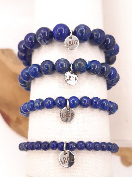 Bracelet en lapis-lazuli