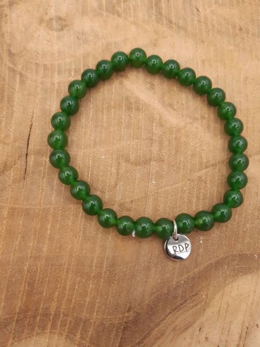 Bracelet en jade vert