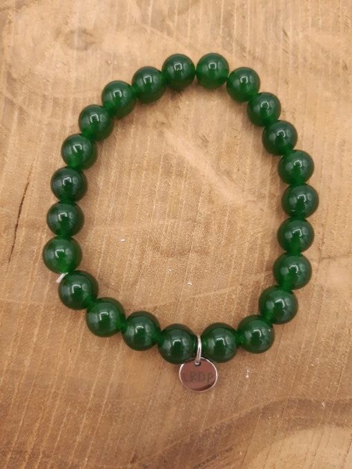 Bracelet en jade vert