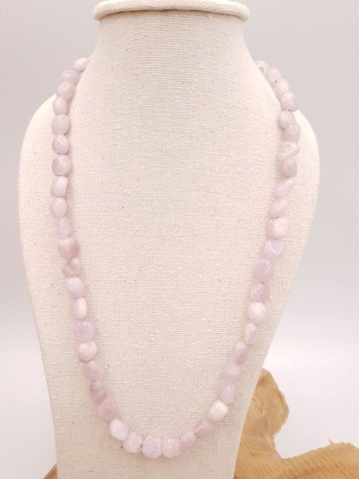 Collier en kunzite