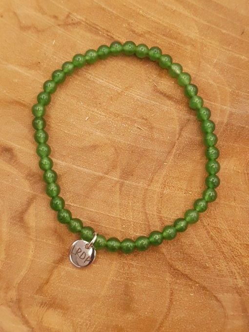 Bracelet en jade vert