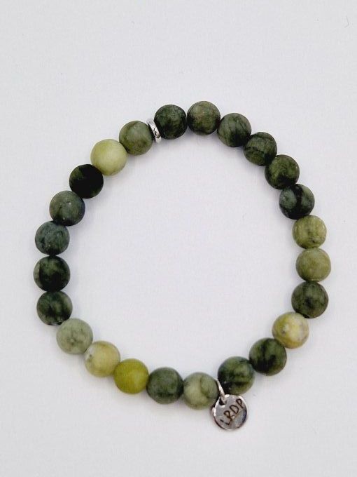 Bracelet en jade mat de Thaïlande