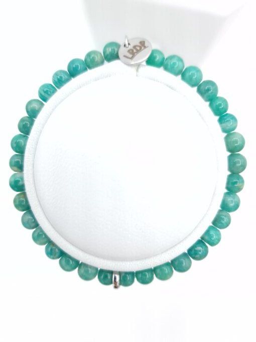 Bracelet en amazonite du Pérou