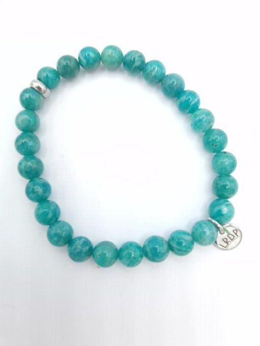 Bracelet en amazonite du Pérou