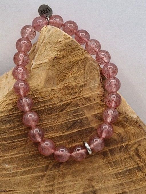 Bracelet en aventurine rouge