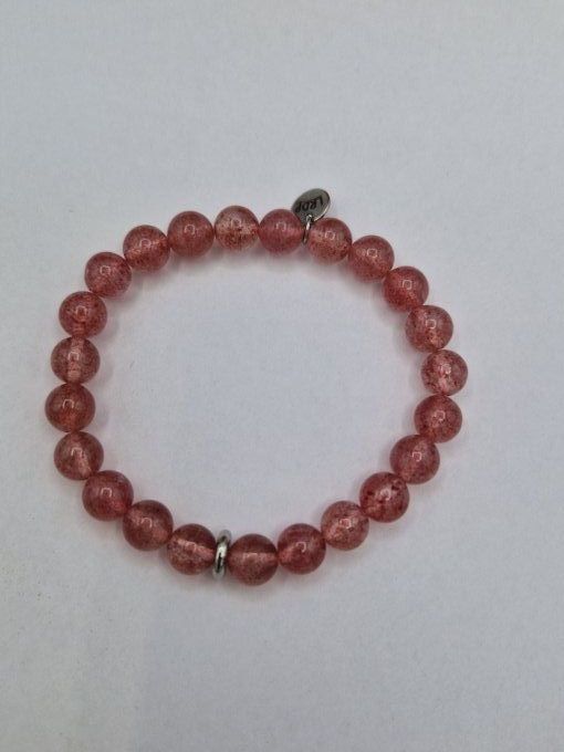 Bracelet en aventurine rouge