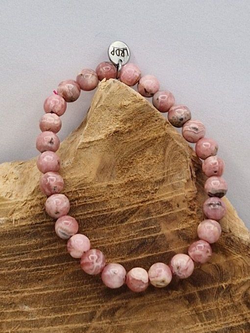 bracelet en rhodocrosite