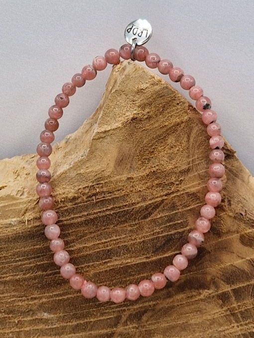 bracelet en rhodocrosite