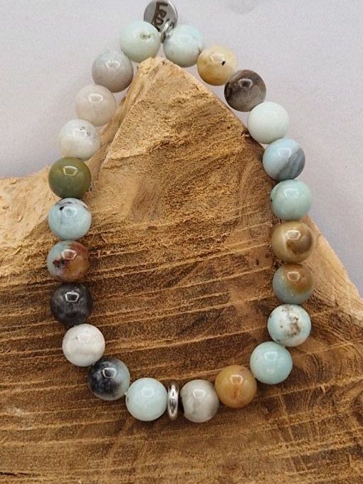 Bracelet en amazonite du Brésil