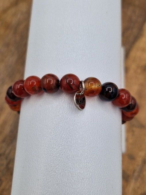 Bracelet en agate rubanée