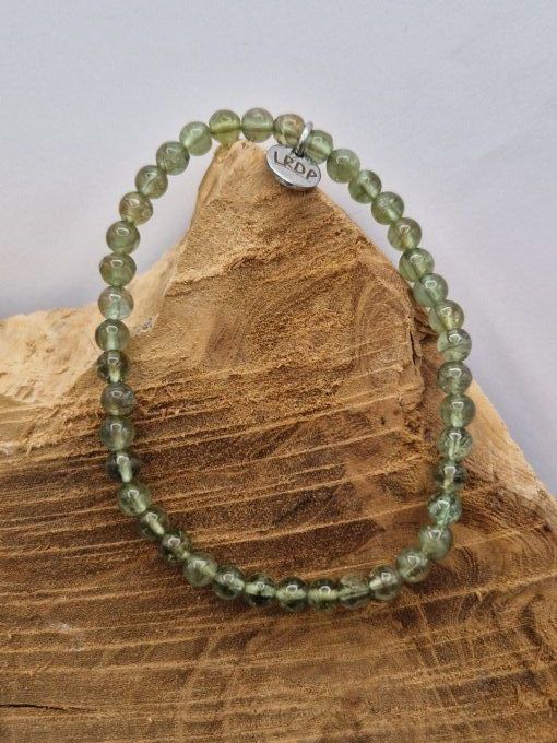 Bracelet en apatite verte