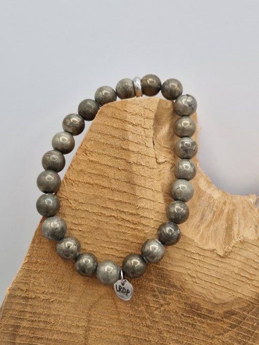 bracelet en pyrite