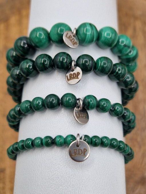 Bracelet en malachite