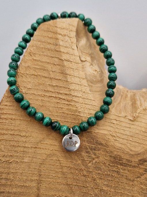 Bracelet en malachite