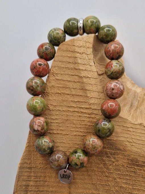 Bracelet en unakite