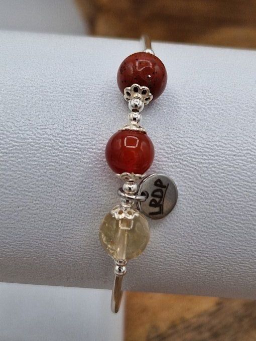 Bracelet des 7 chakras et argent 