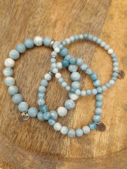 bracelet en larimar