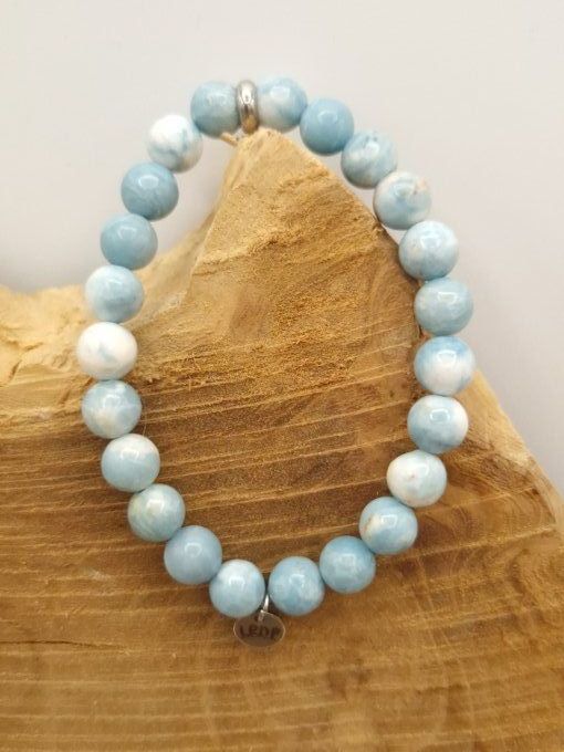 bracelet en larimar