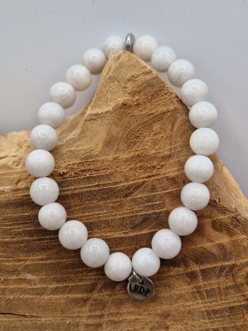 Bracelet en jade blanc