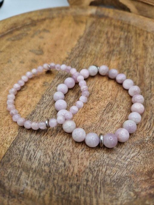 Bracelet en kunzite